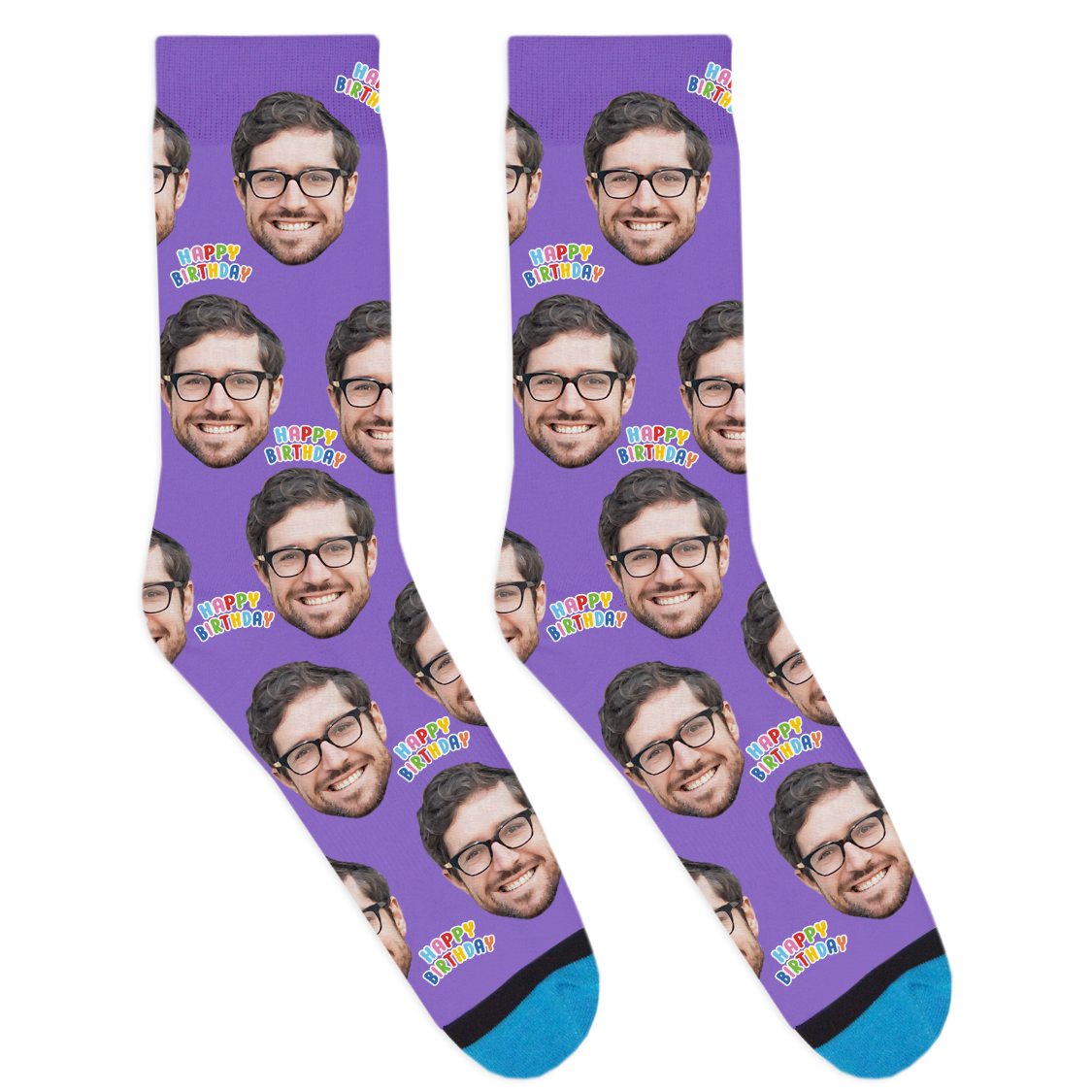 Custom Happy Birthday Socks