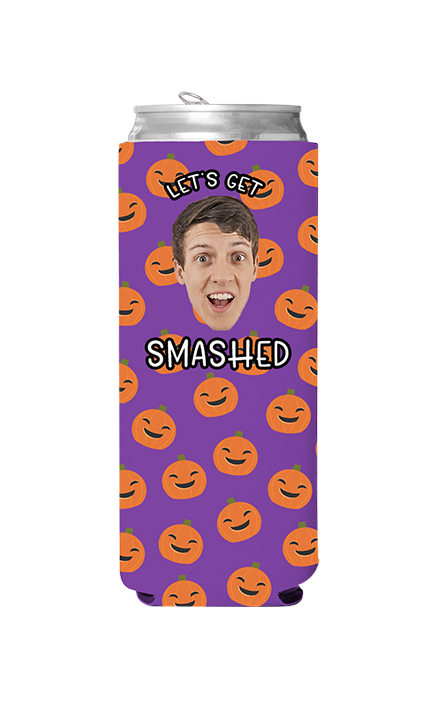 Custom Let's Get Smashed Can Cooler