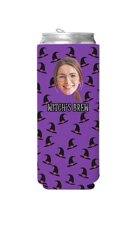 Custom Witch's Brew Can Cooler
