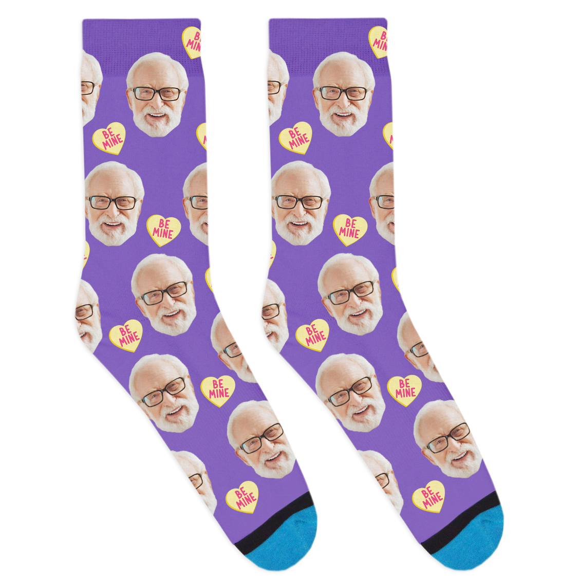 Custom Be Mine Socks