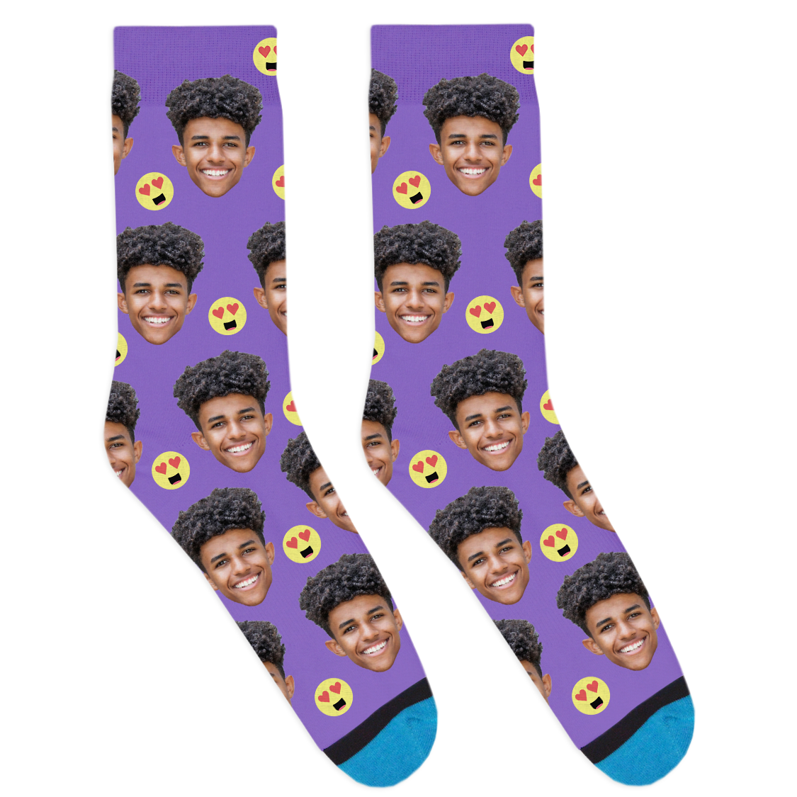 Custom Heart Eyes Socks