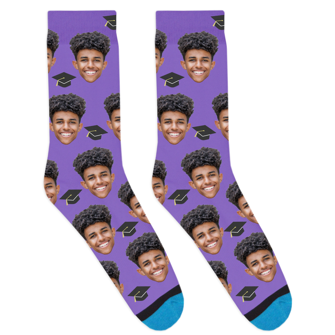 Custom Graduation Hat Socks