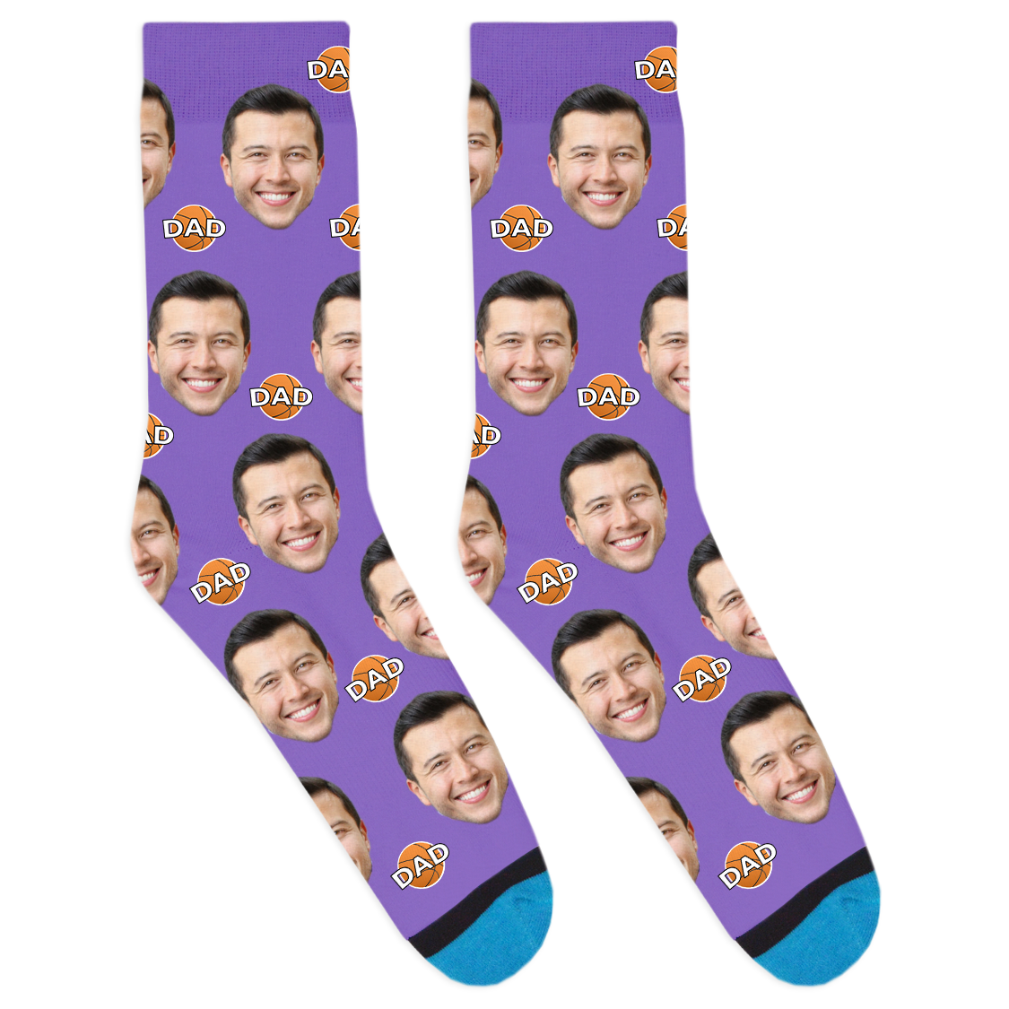 Custom Basketball Dad Socks