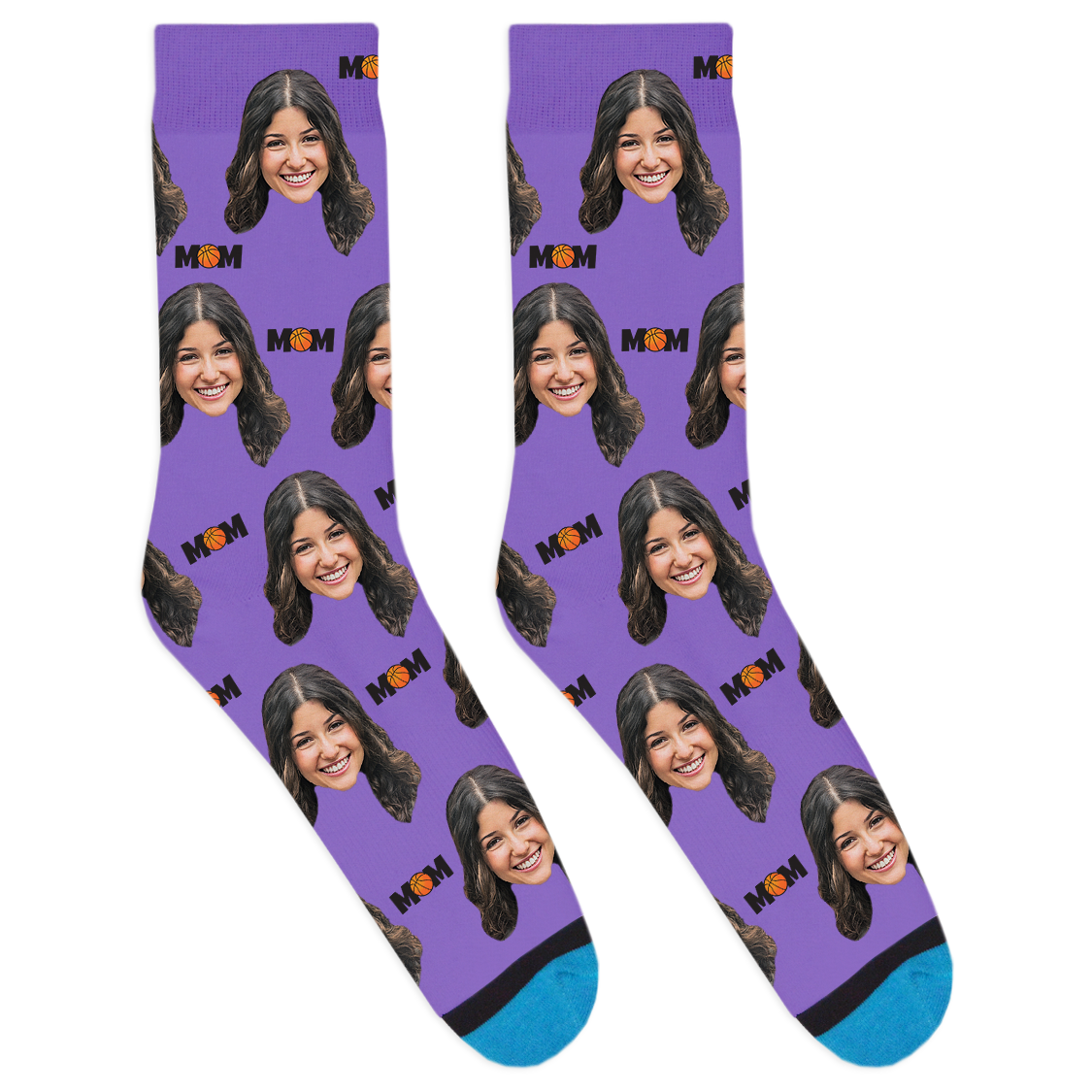 Custom Basketball Mom Socks