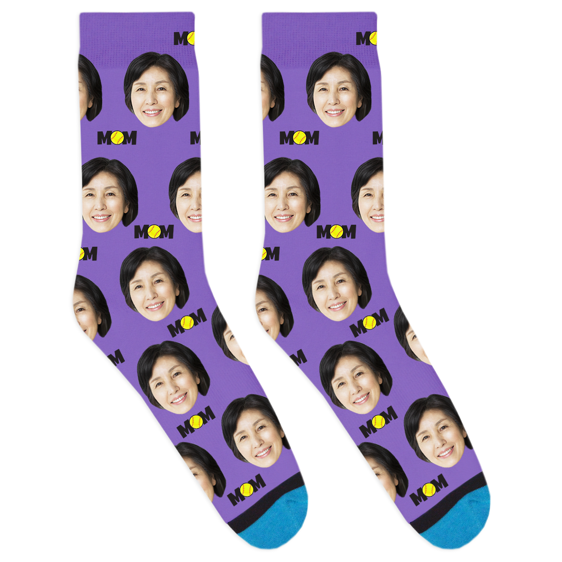 Custom Softball Mom Socks