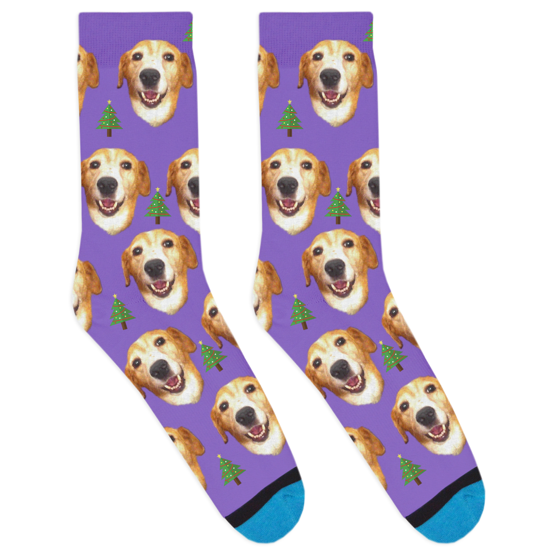 Custom Christmas Tree Socks