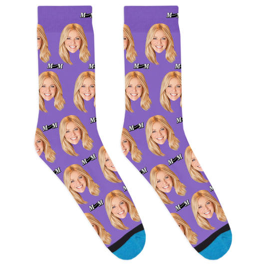 Custom Hockey Mom Socks