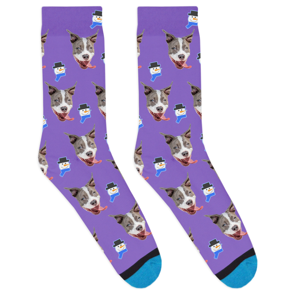 Custom Snowman Socks