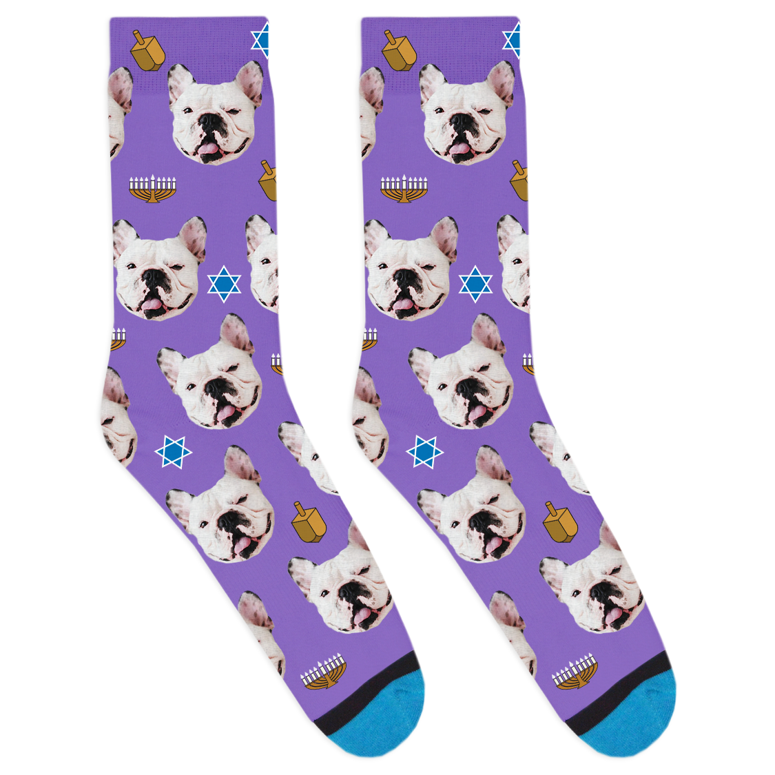 Custom Hanukkah Socks