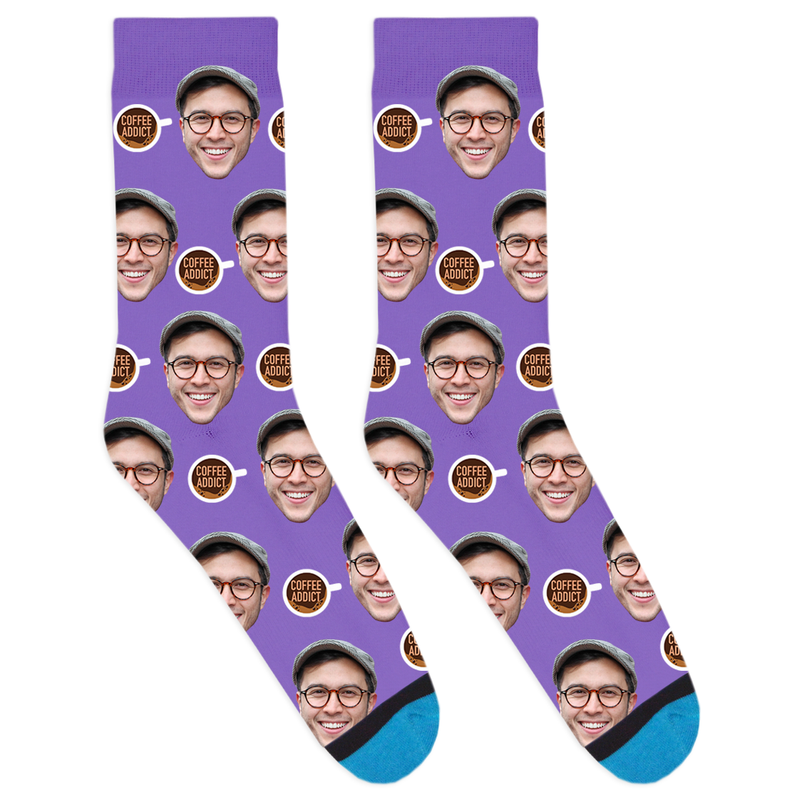 Custom Coffee Addict Socks