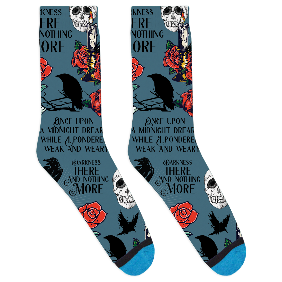 Quoth the Raven Socks