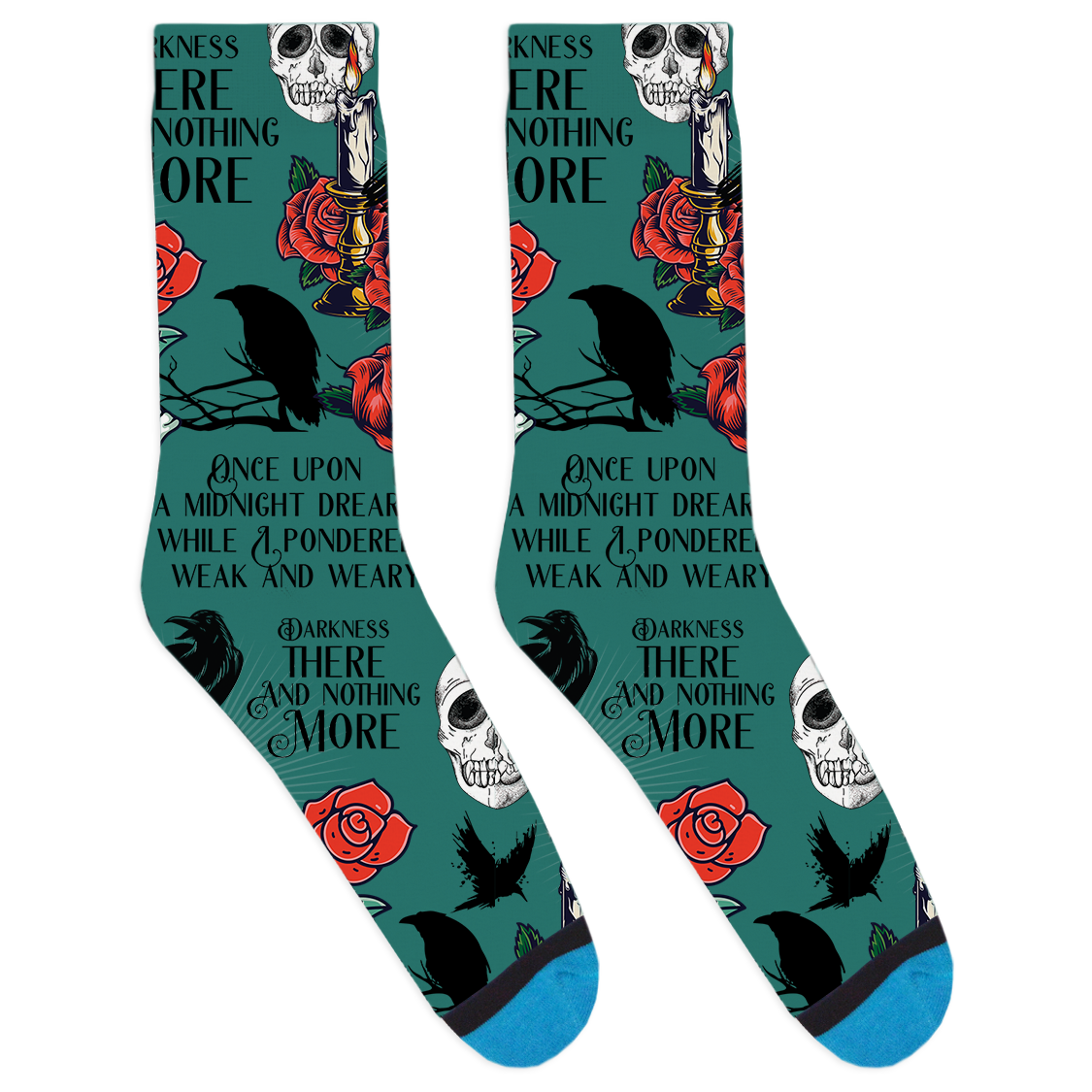 Quoth the Raven Socks