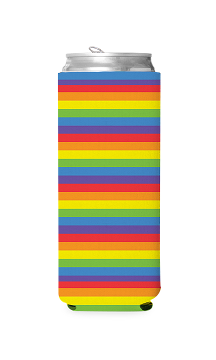 Rainbow Predesigned Can Cooler