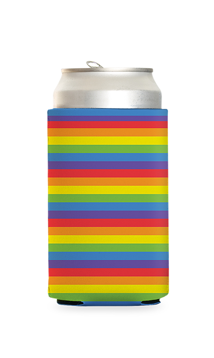 Rainbow Predesigned Can Cooler