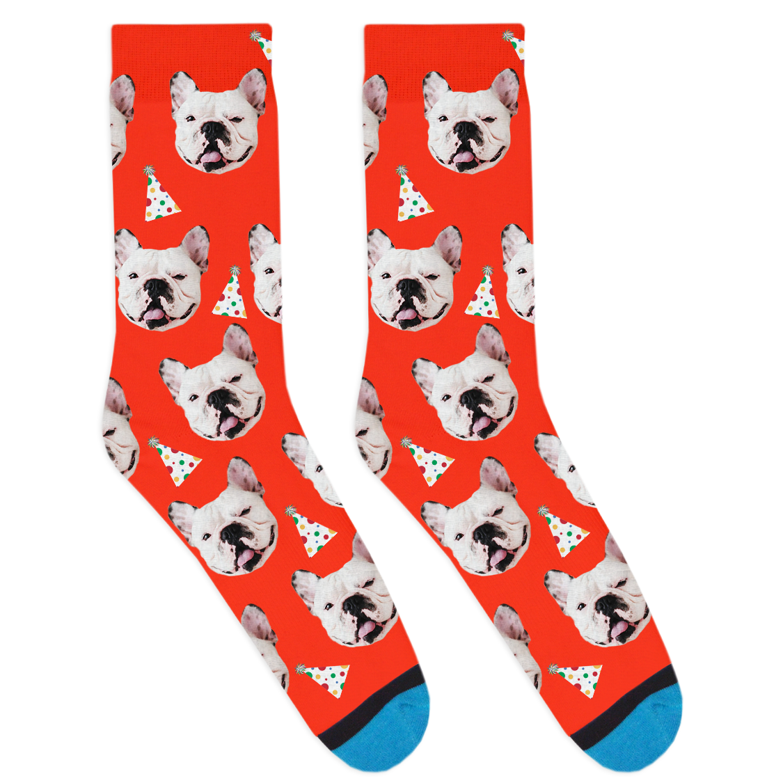 Custom Party Hat Socks