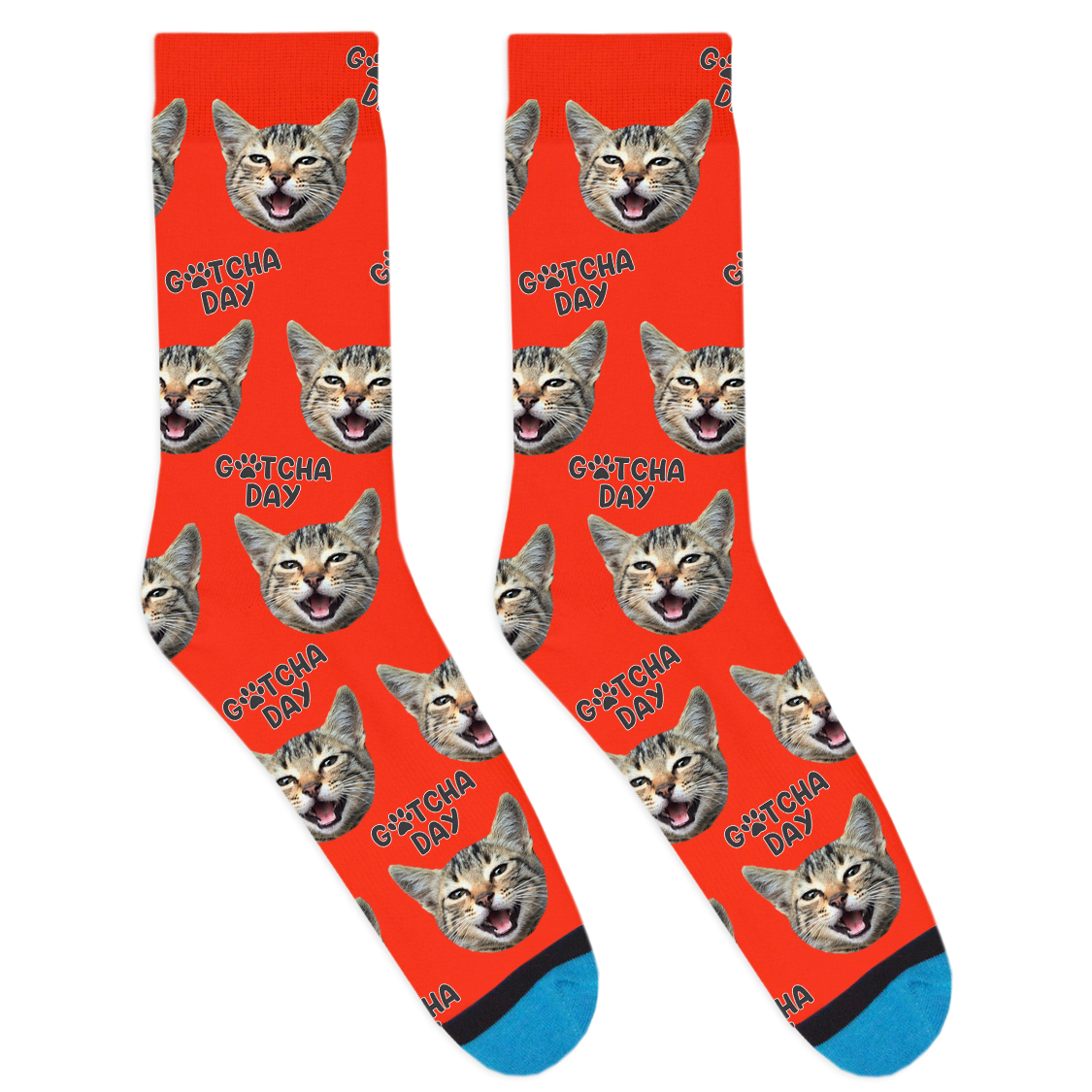 Custom Gotcha Day Socks