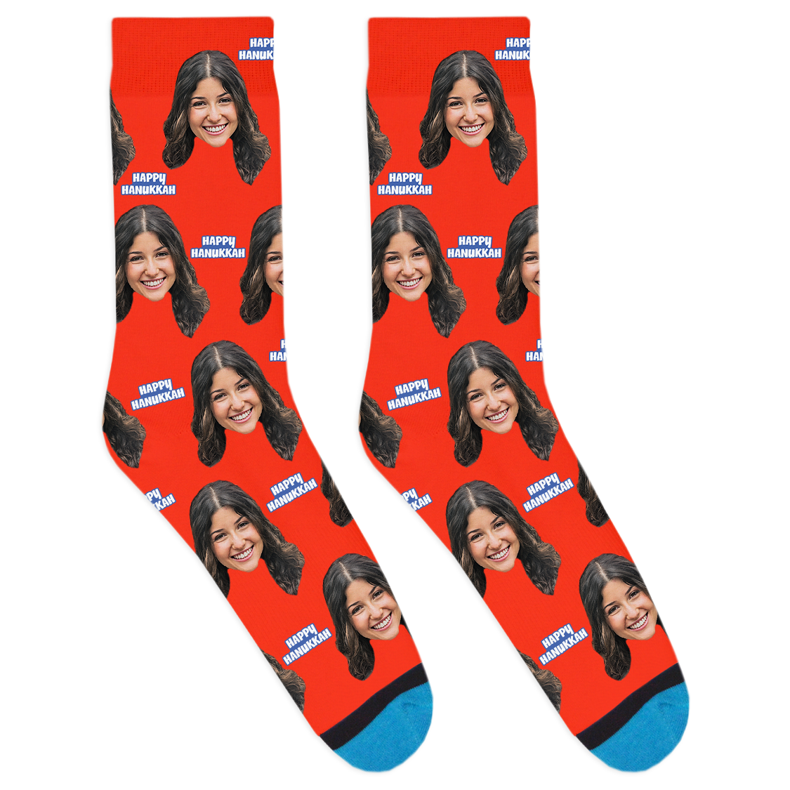Custom Happy Hanukkah Socks