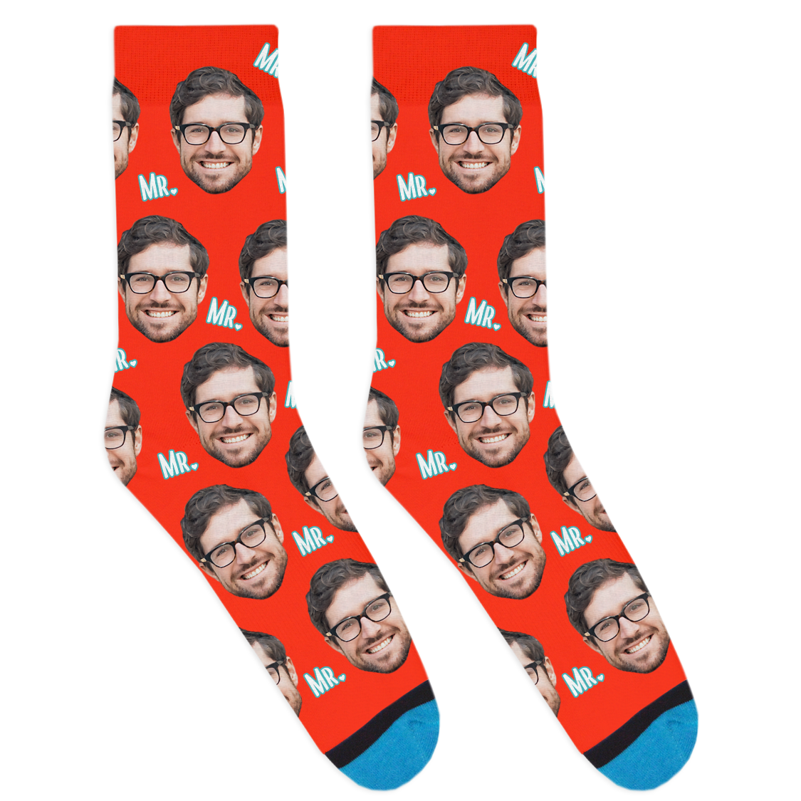 Custom Wedding Mr. Socks