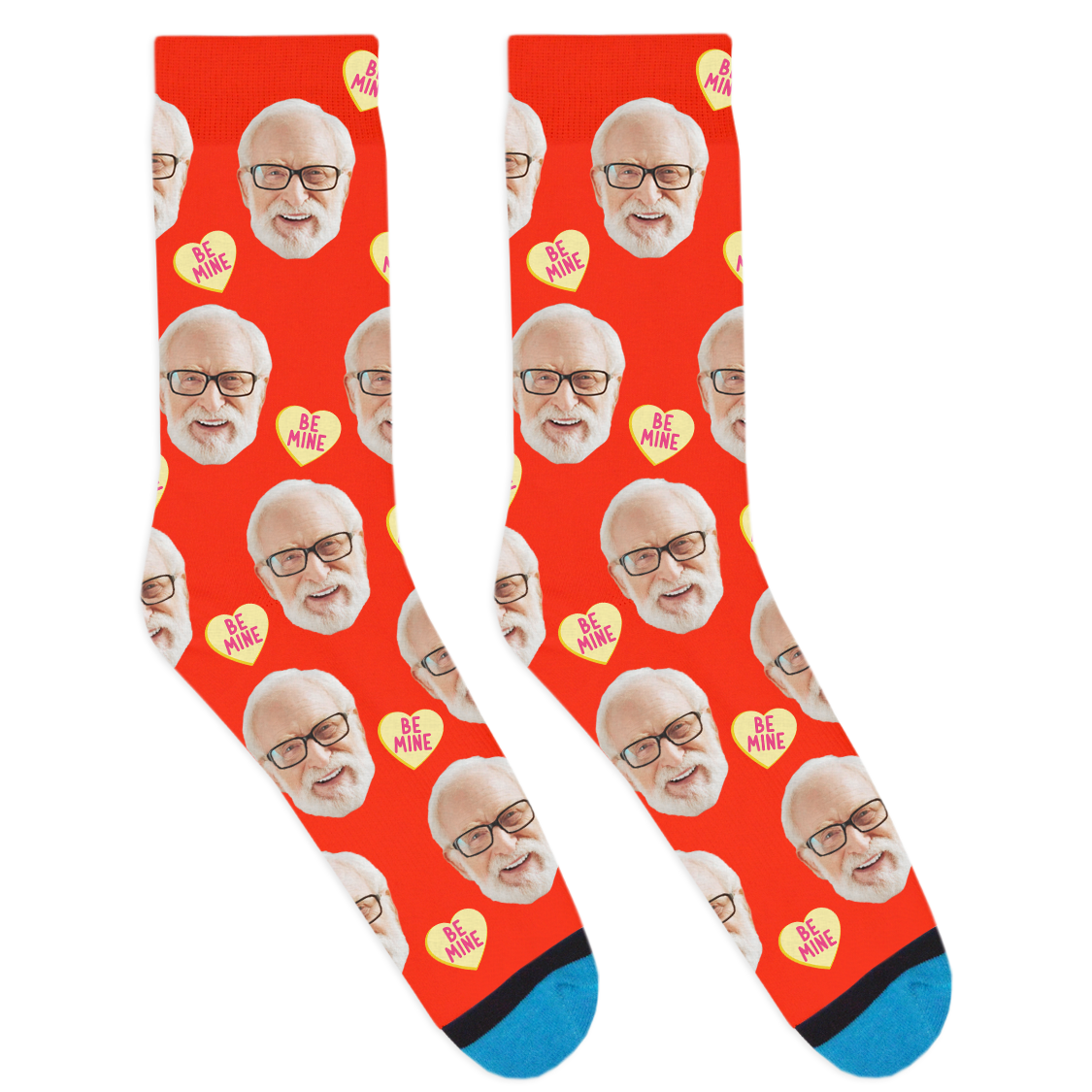 Custom Be Mine Socks