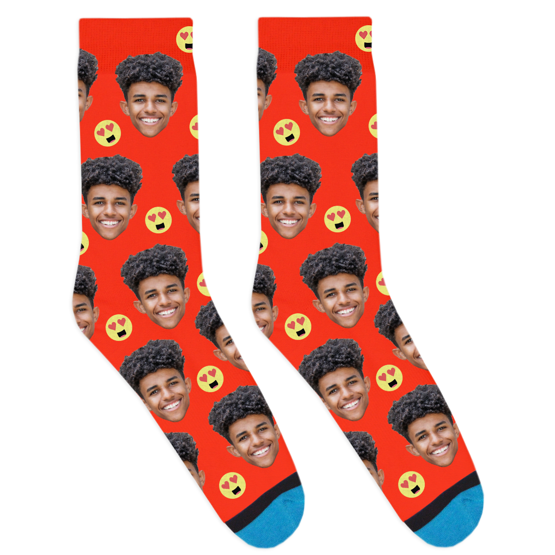 Custom Heart Eyes Socks