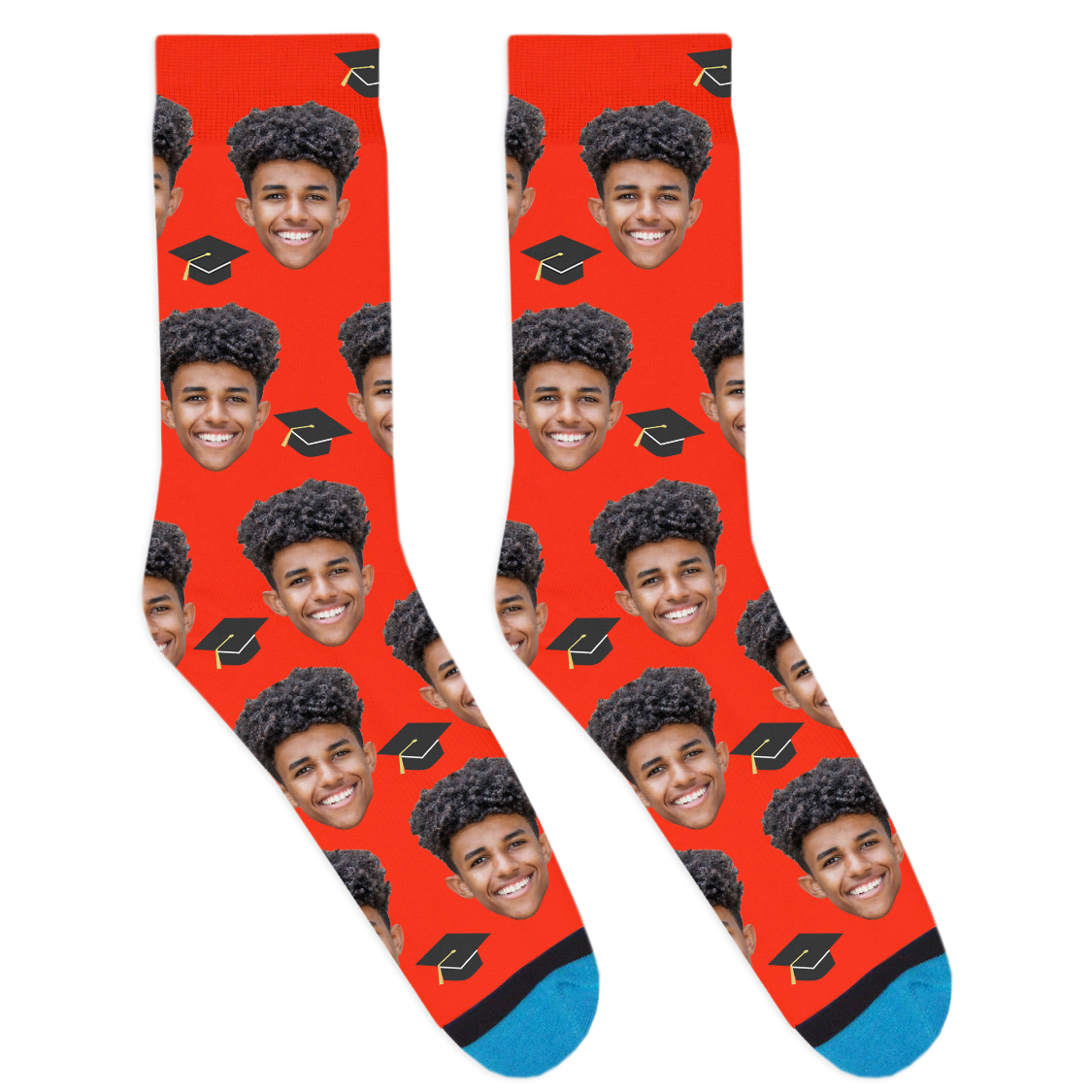 Custom Graduation Hat Socks