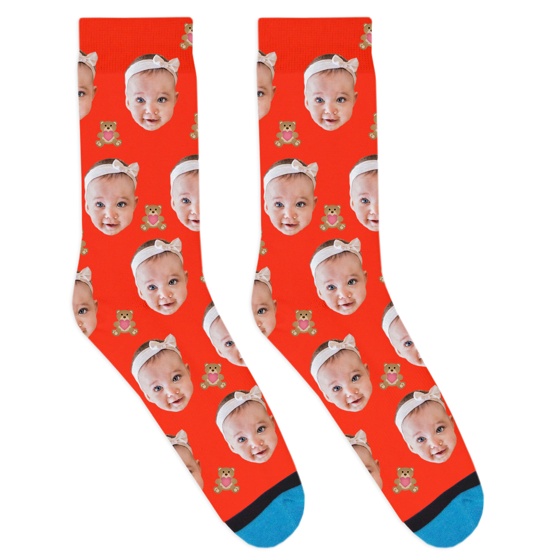 Custom Teddybear Socks