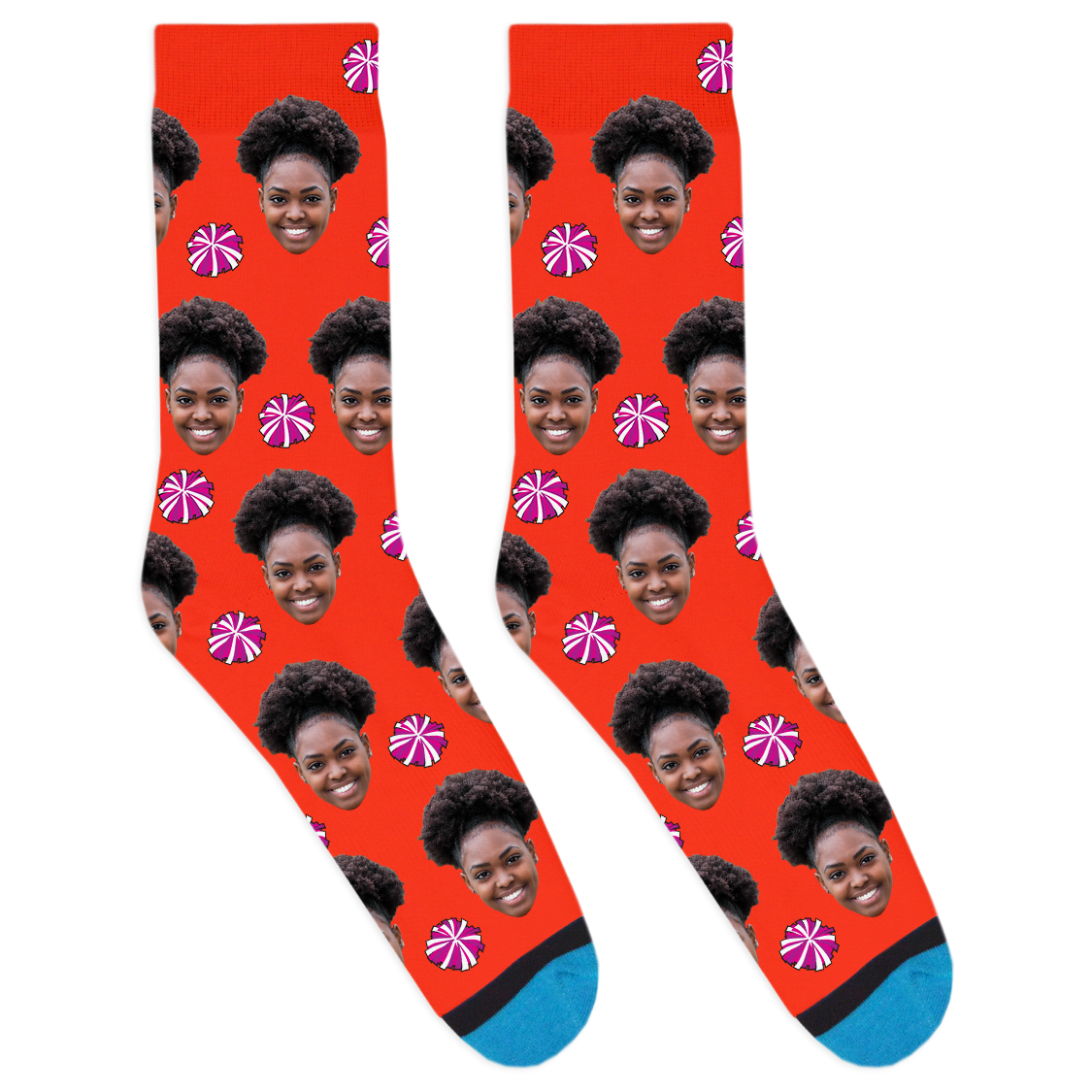 Custom Pom Pom Socks