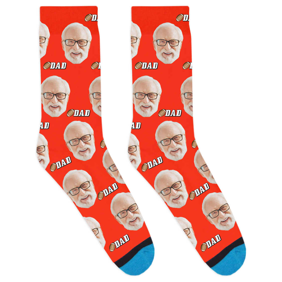 Custom Football Dad Socks