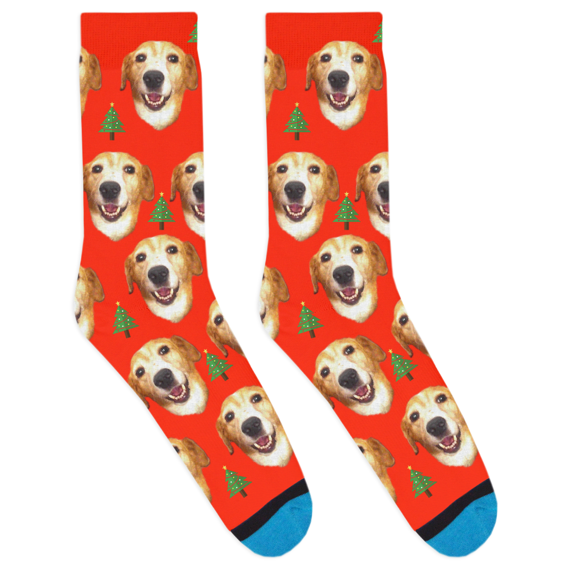 Custom Christmas Tree Socks