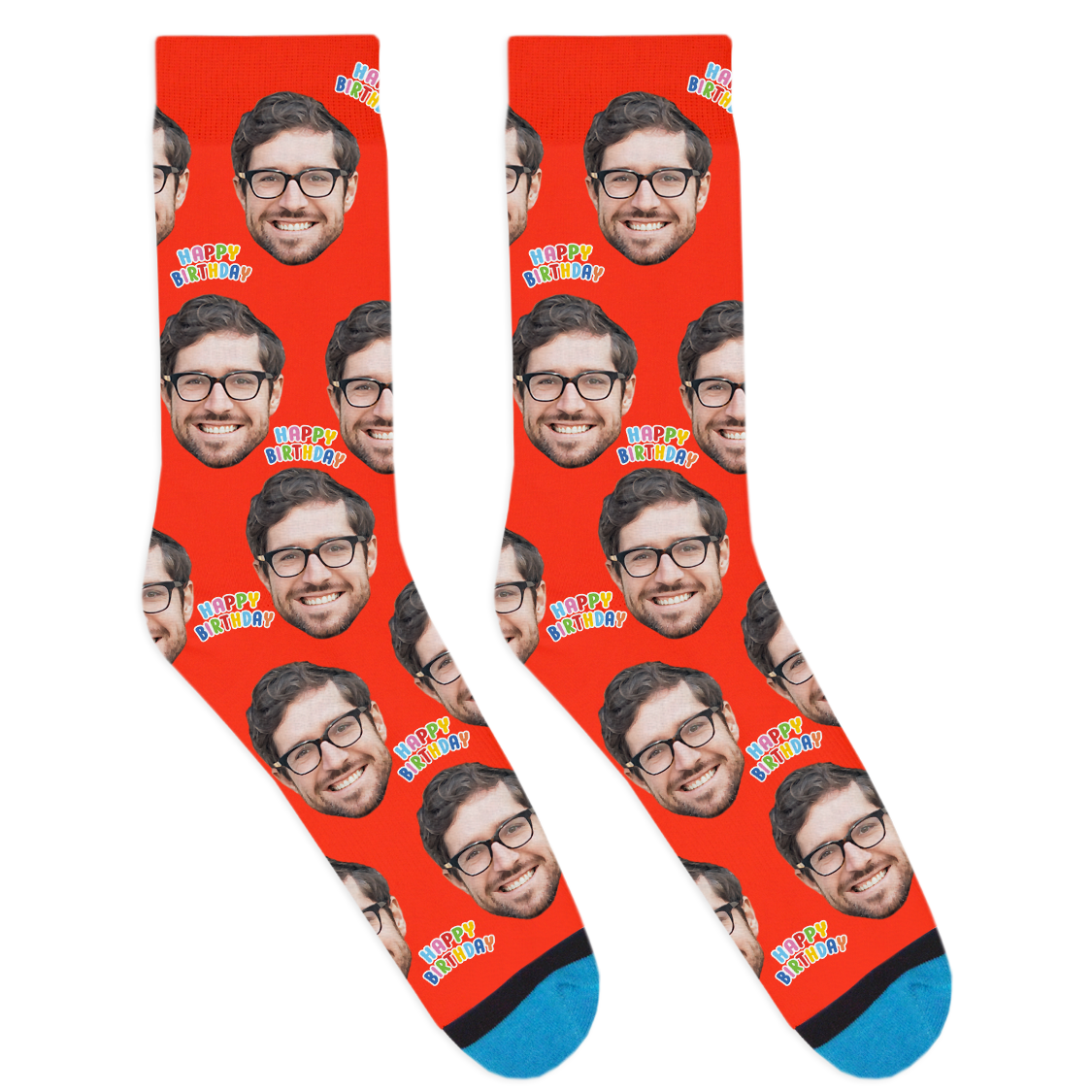 Custom Happy Birthday Socks