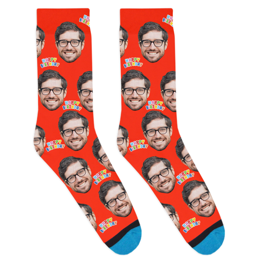 Custom Happy Birthday Socks