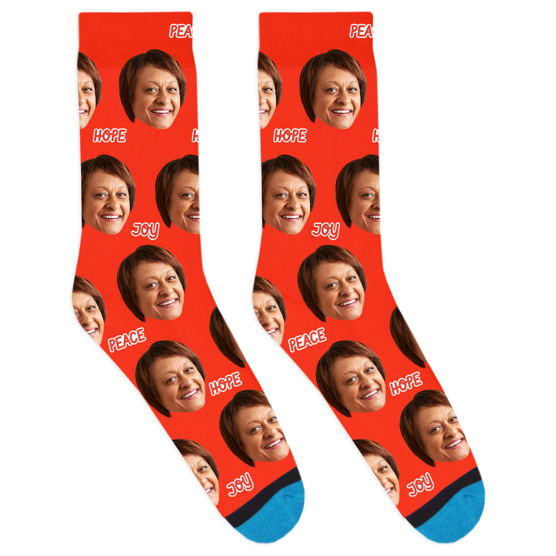 Custom Peace Hope Joy Socks