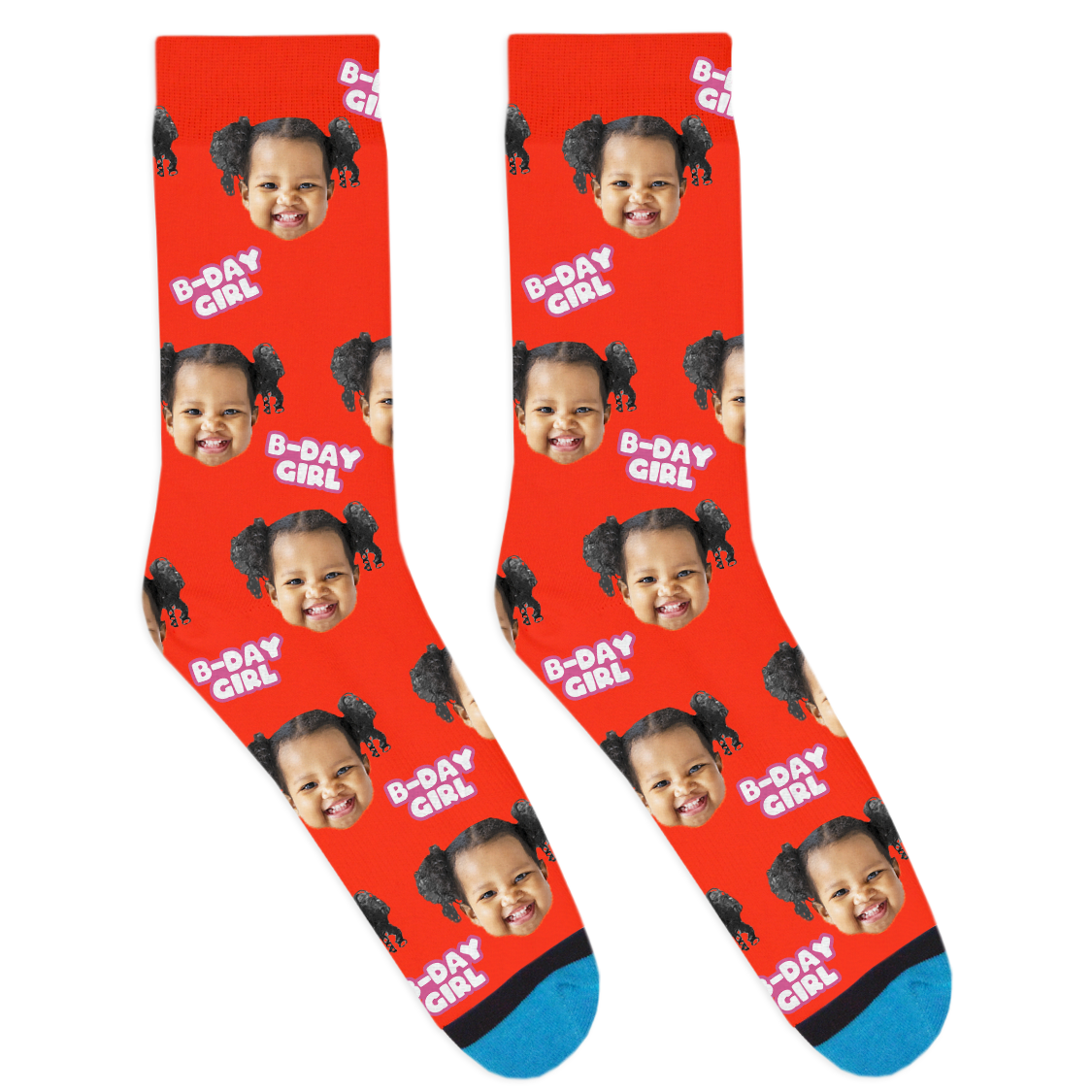 Custom Birthday Girl Socks