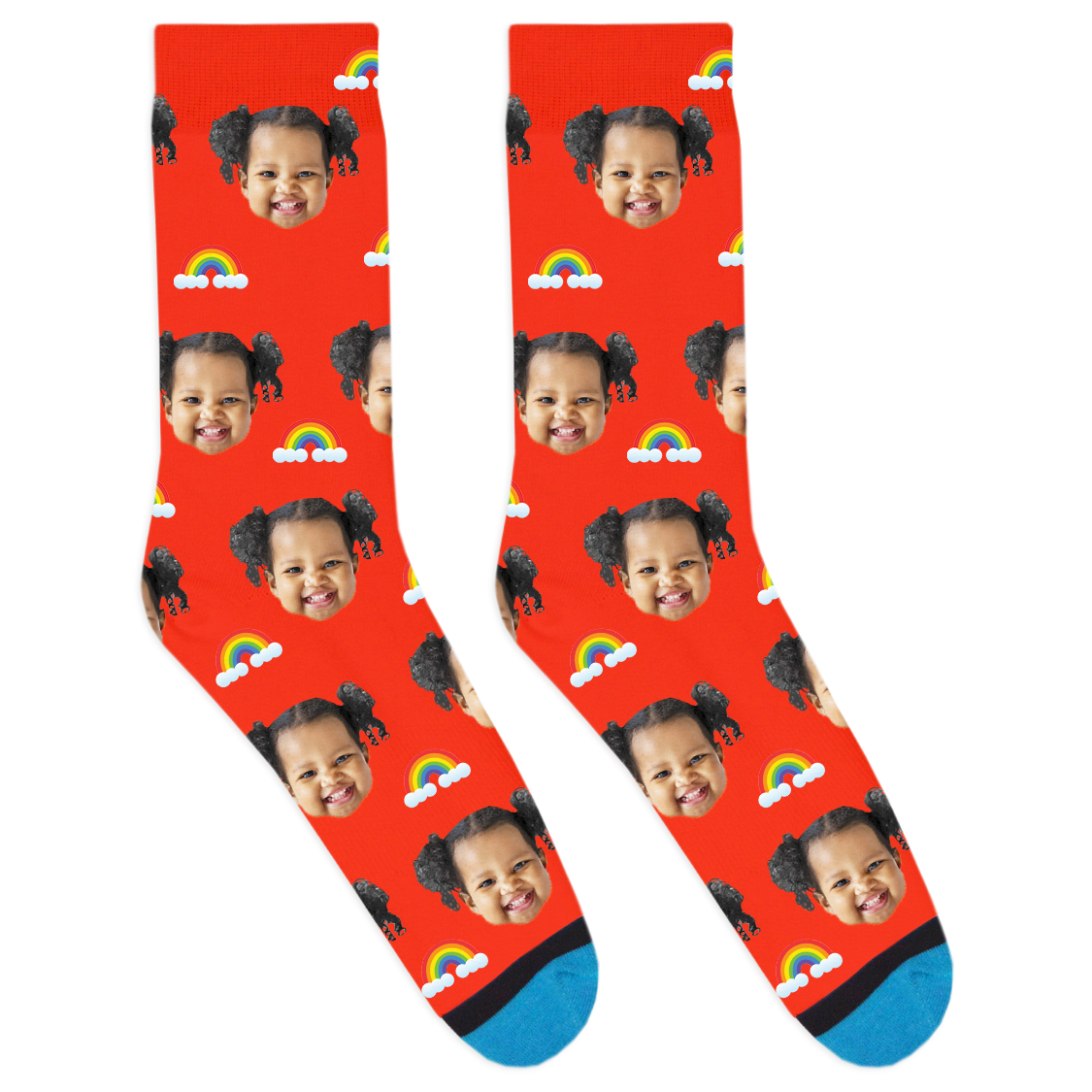 Custom Rainbow Socks