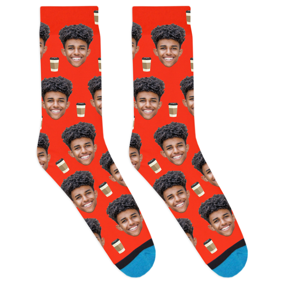 Custom Coffee To Go Socks