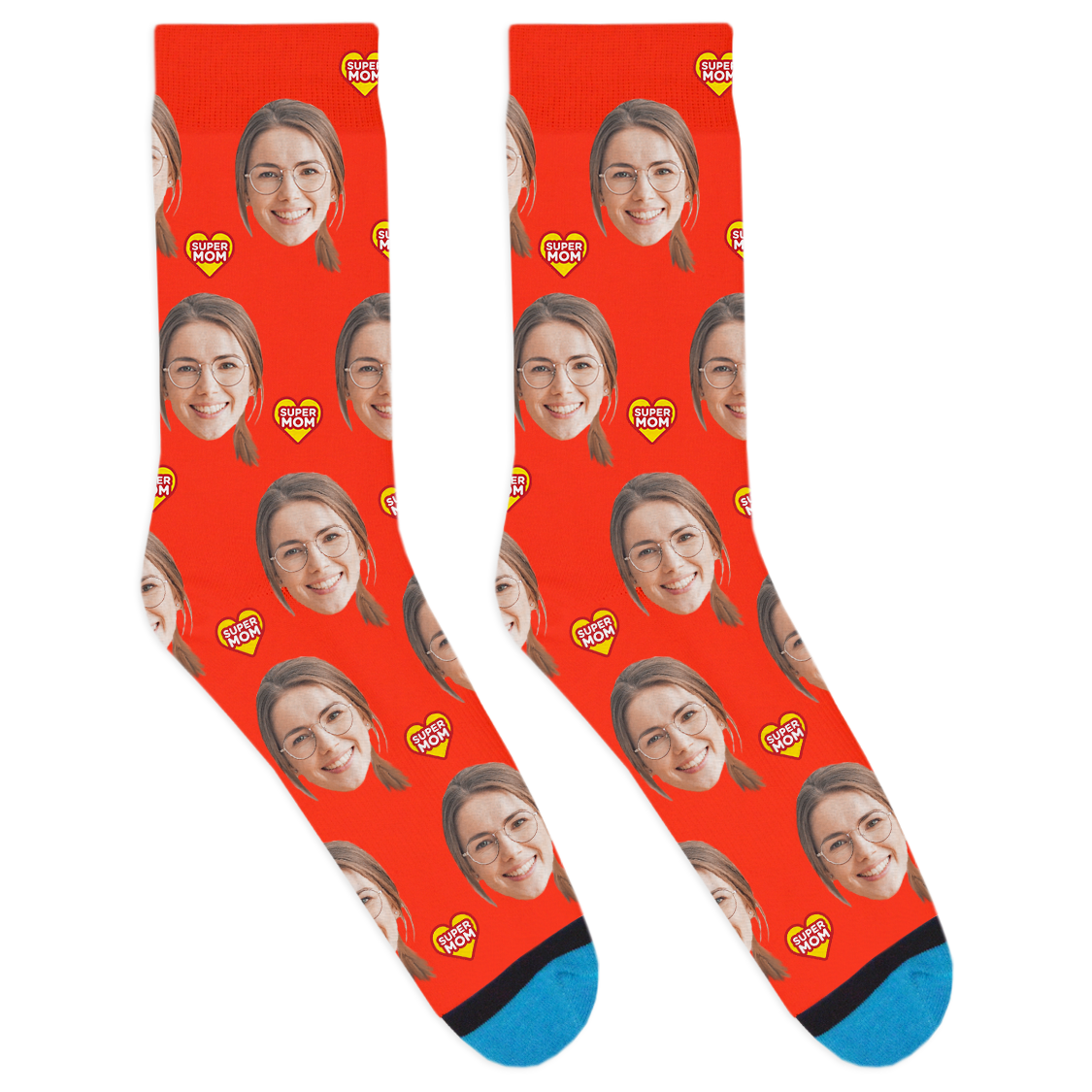 Custom Super Mom Socks