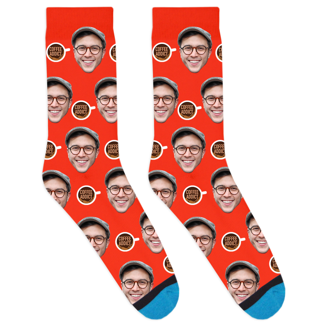 Custom Coffee Addict Socks