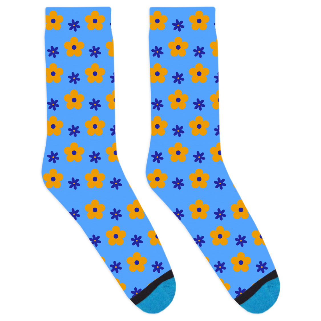Retro Flower Socks