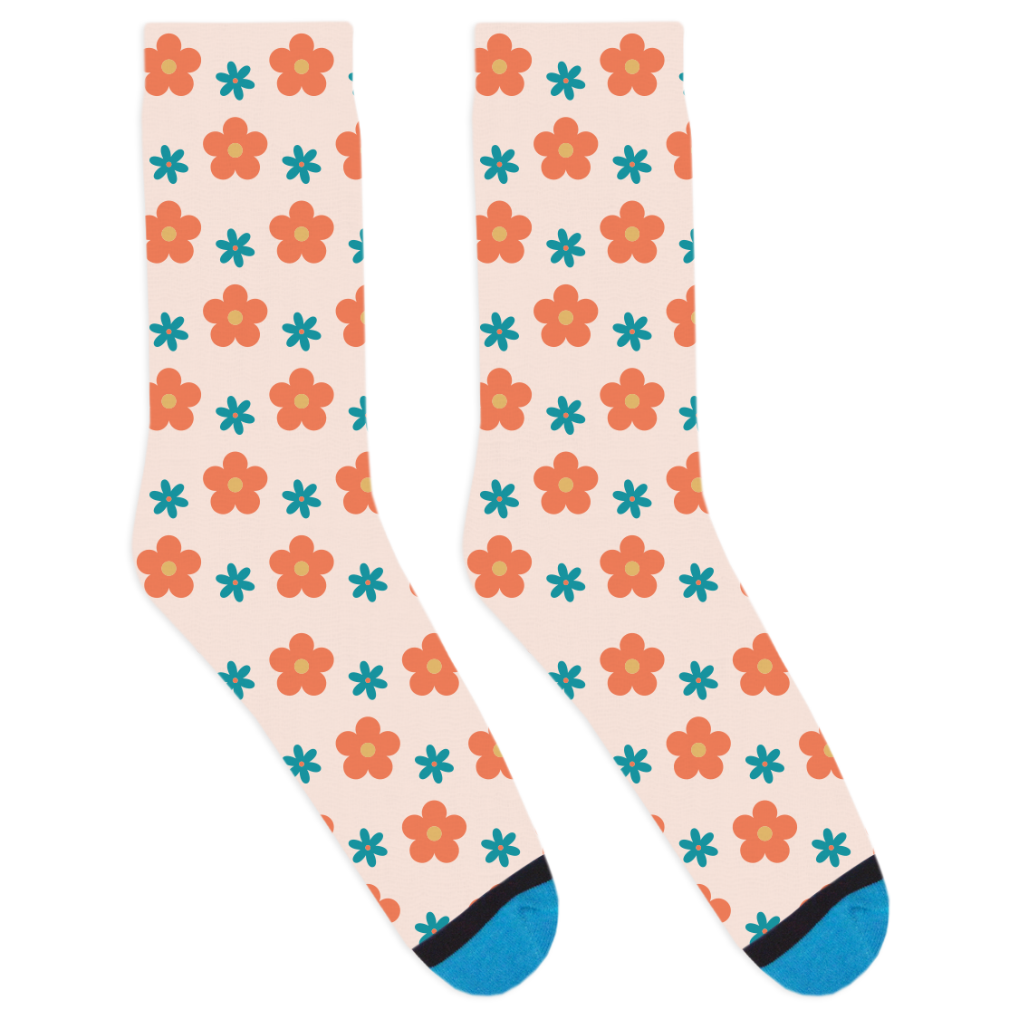 Retro Flower Socks