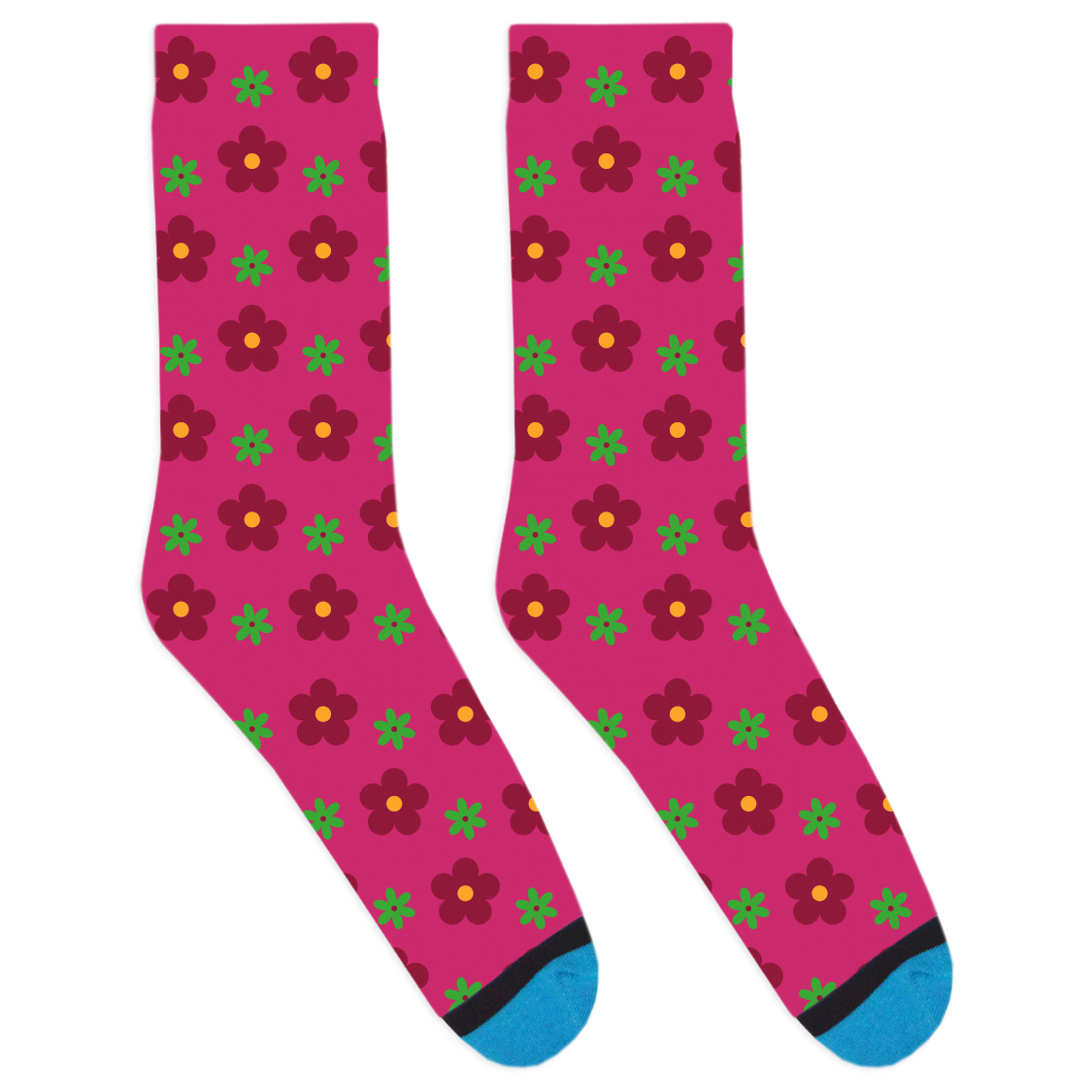 Retro Flower Socks