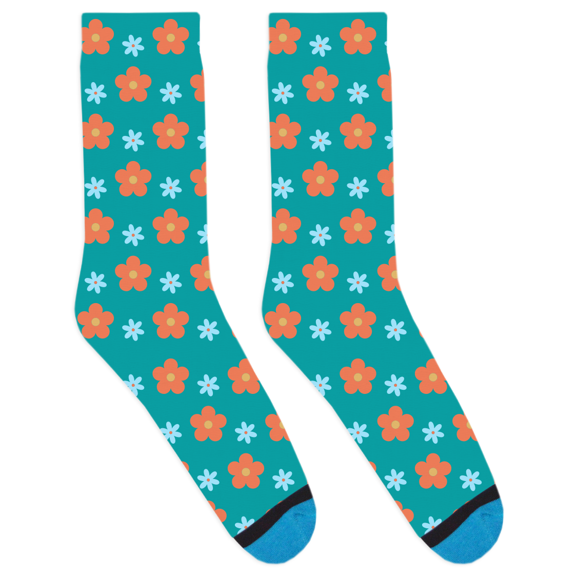 Retro Flower Socks