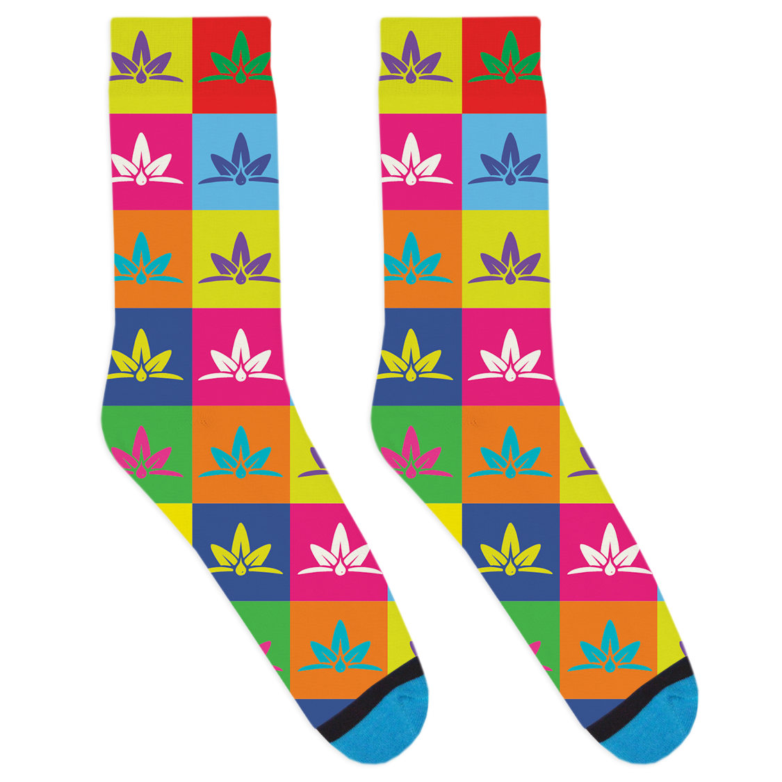 Riverbluff Logo Pop Art Socks