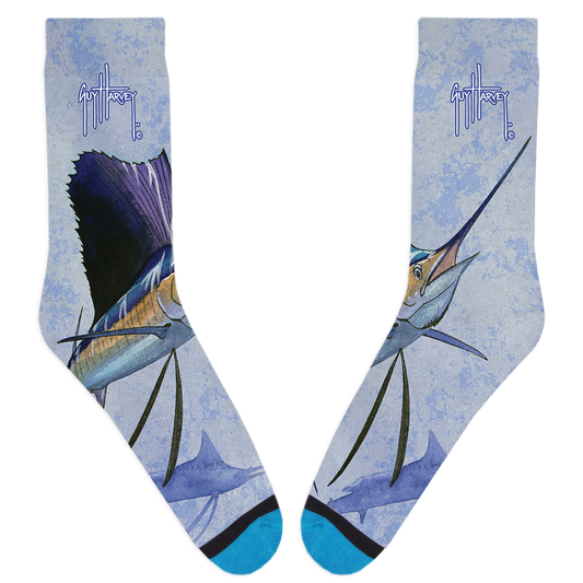 Guy Harvey Sailing Sail Socks
