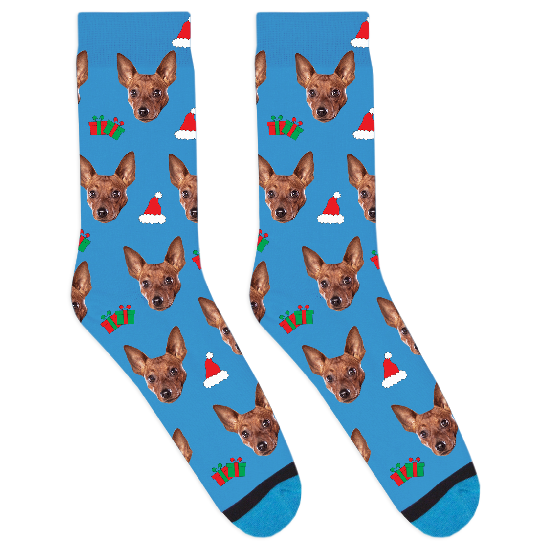 Custom Santa Hat Socks