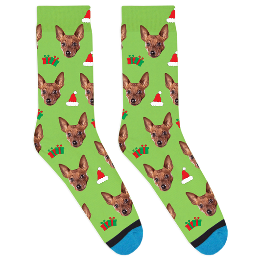 Custom Santa Hat Socks