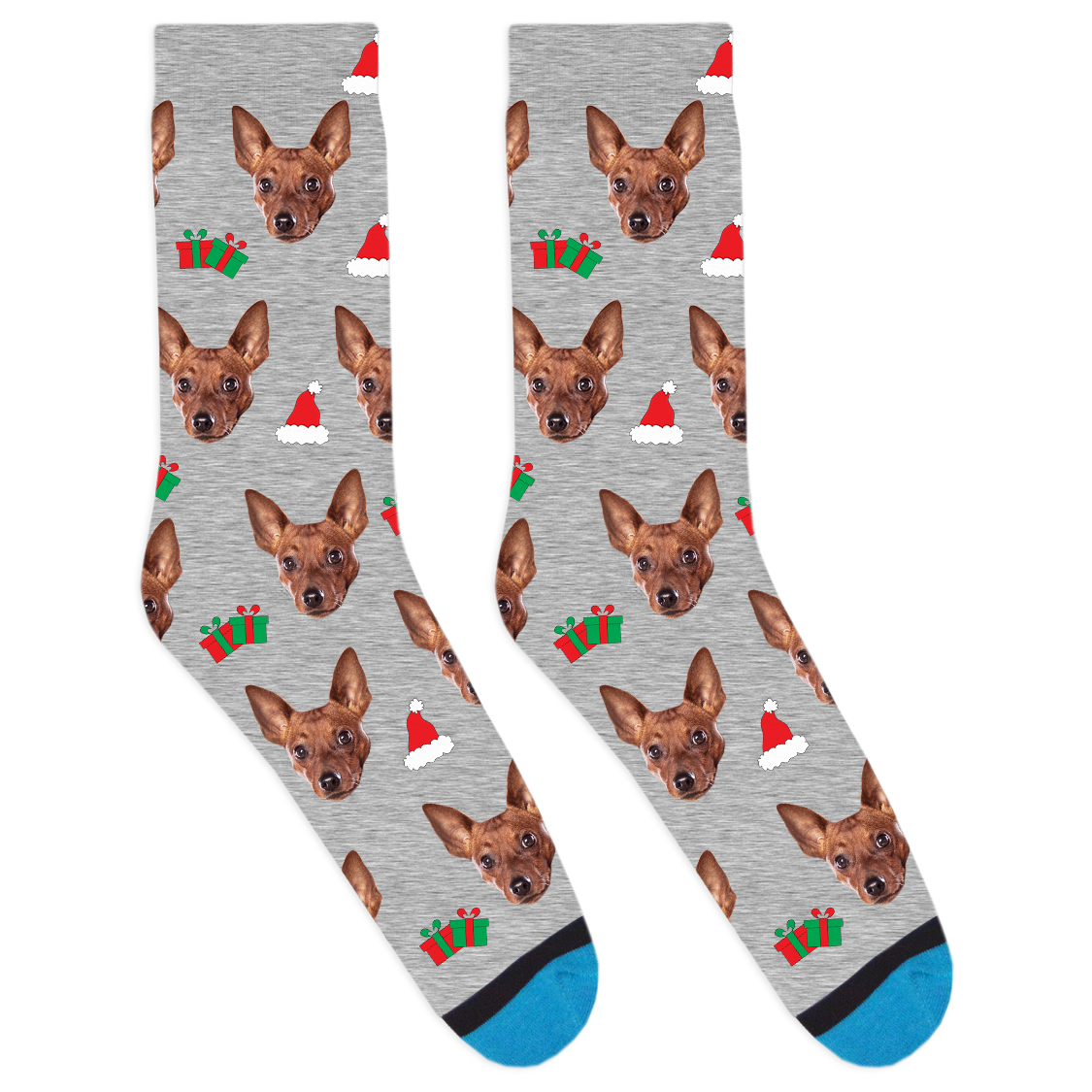 Custom Santa Hat Socks