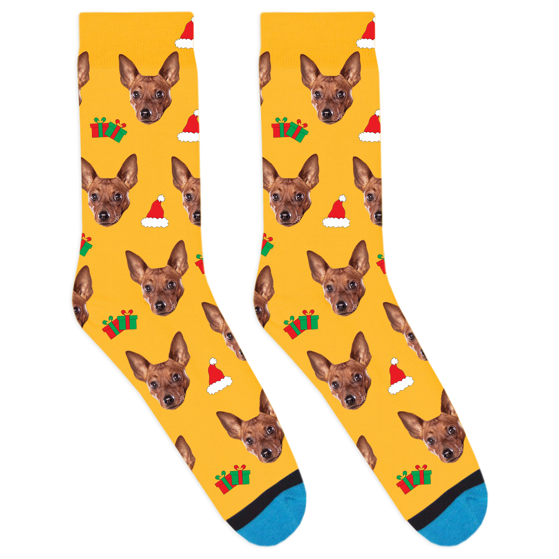 Custom Santa Hat Socks