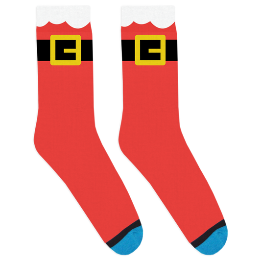 Santa Suit Socks