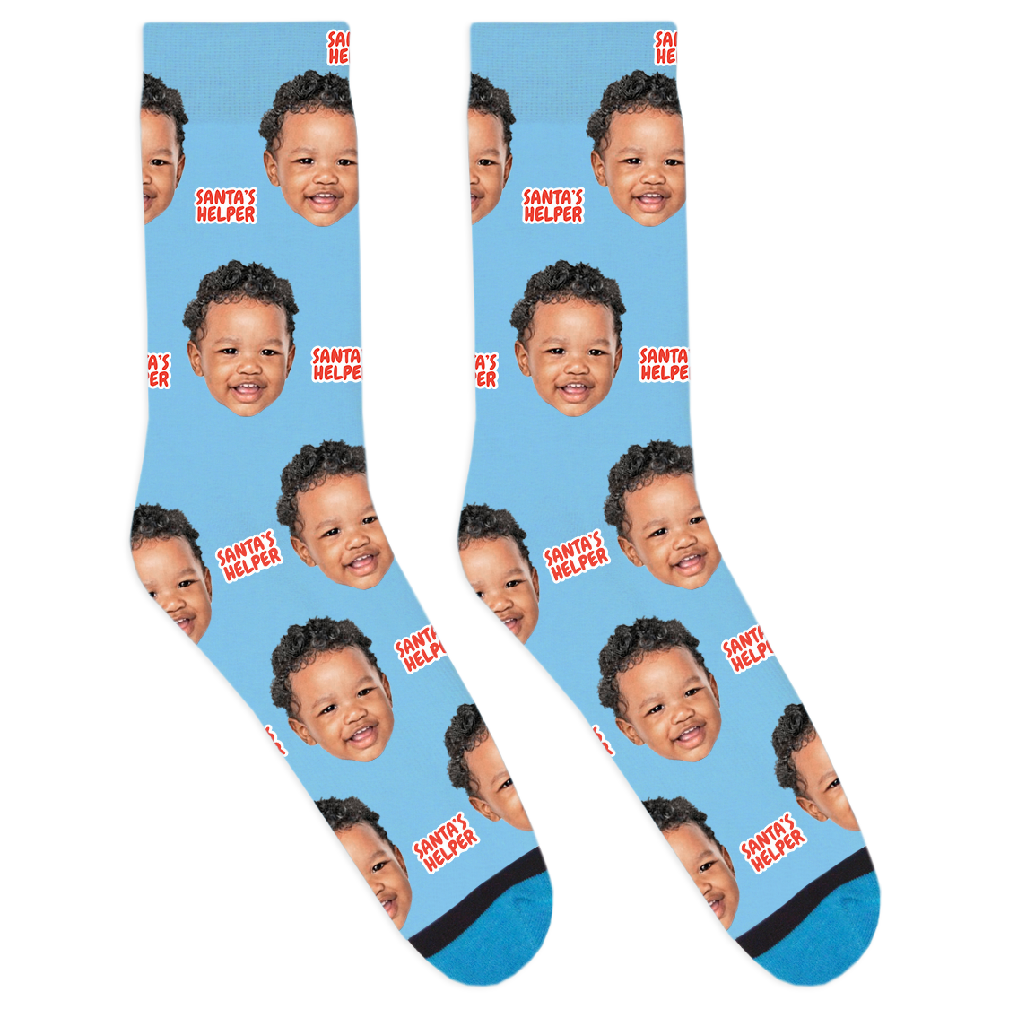 Custom Santa's Helper Socks