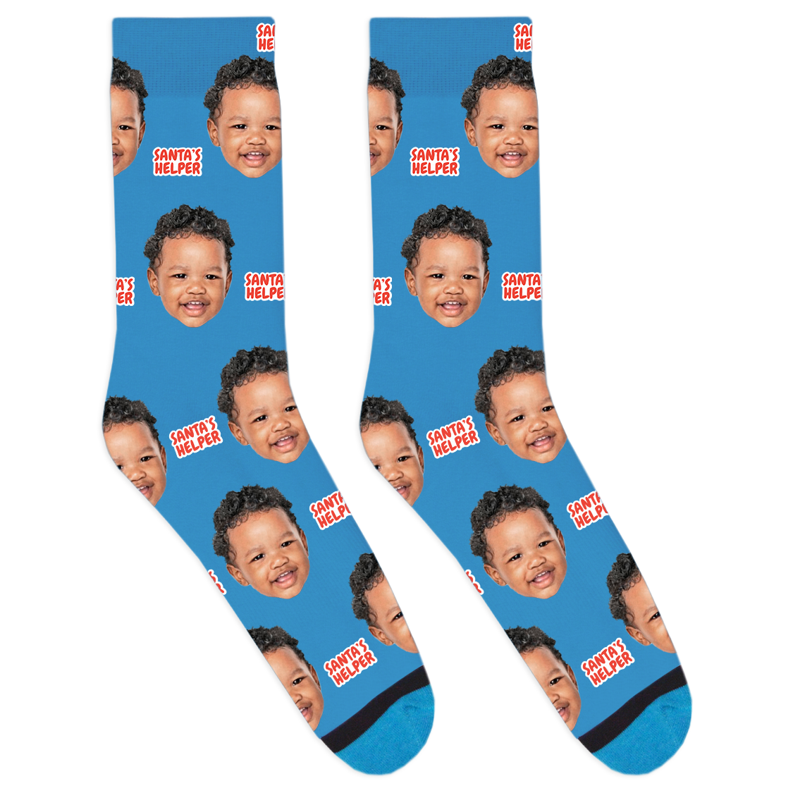 Custom Santa's Helper Socks